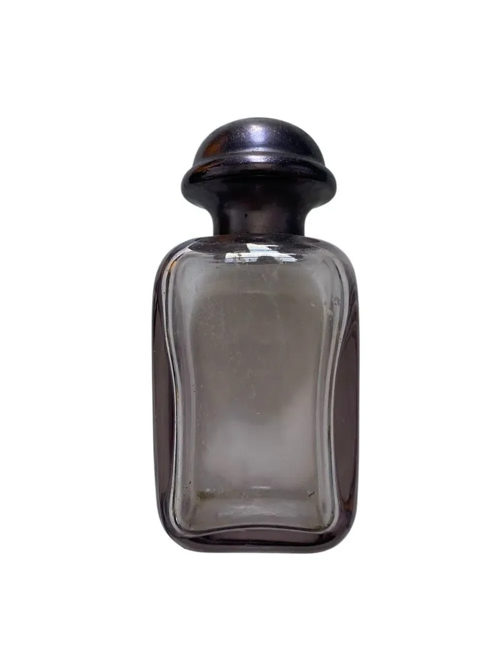 RARE Antique Hermes manganese glass bottle violet purple vintage VTG Early 1900s